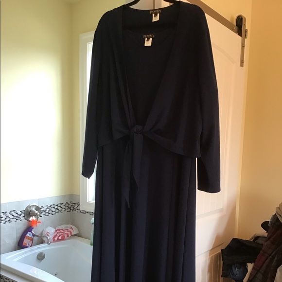 Picadilly Fashion Dresses & Skirts - Picadilly fashions Navy blue maxi dress plus size
